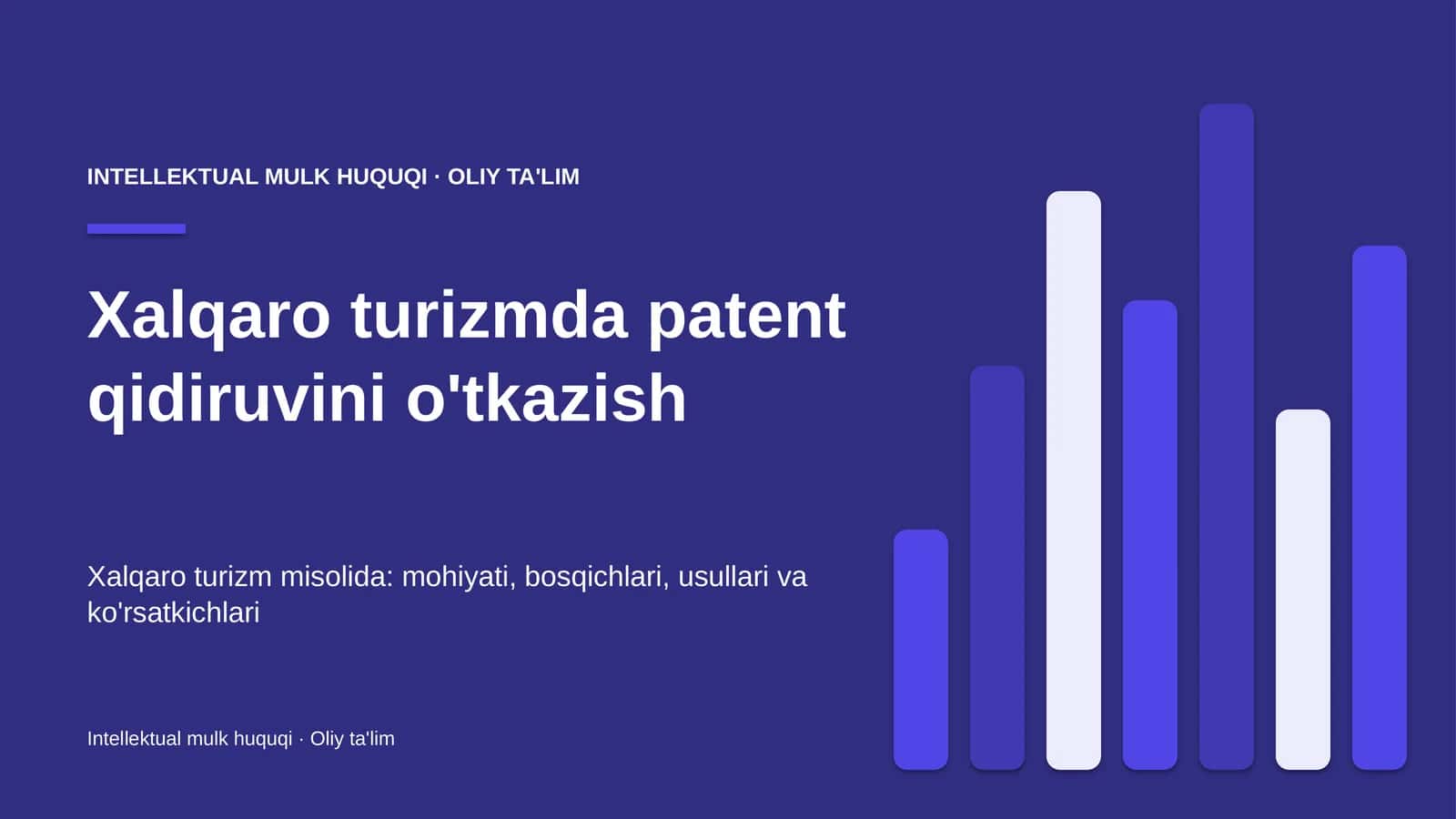 xalqaro turizmda patent qidiruvini o'tkazish 7138 1