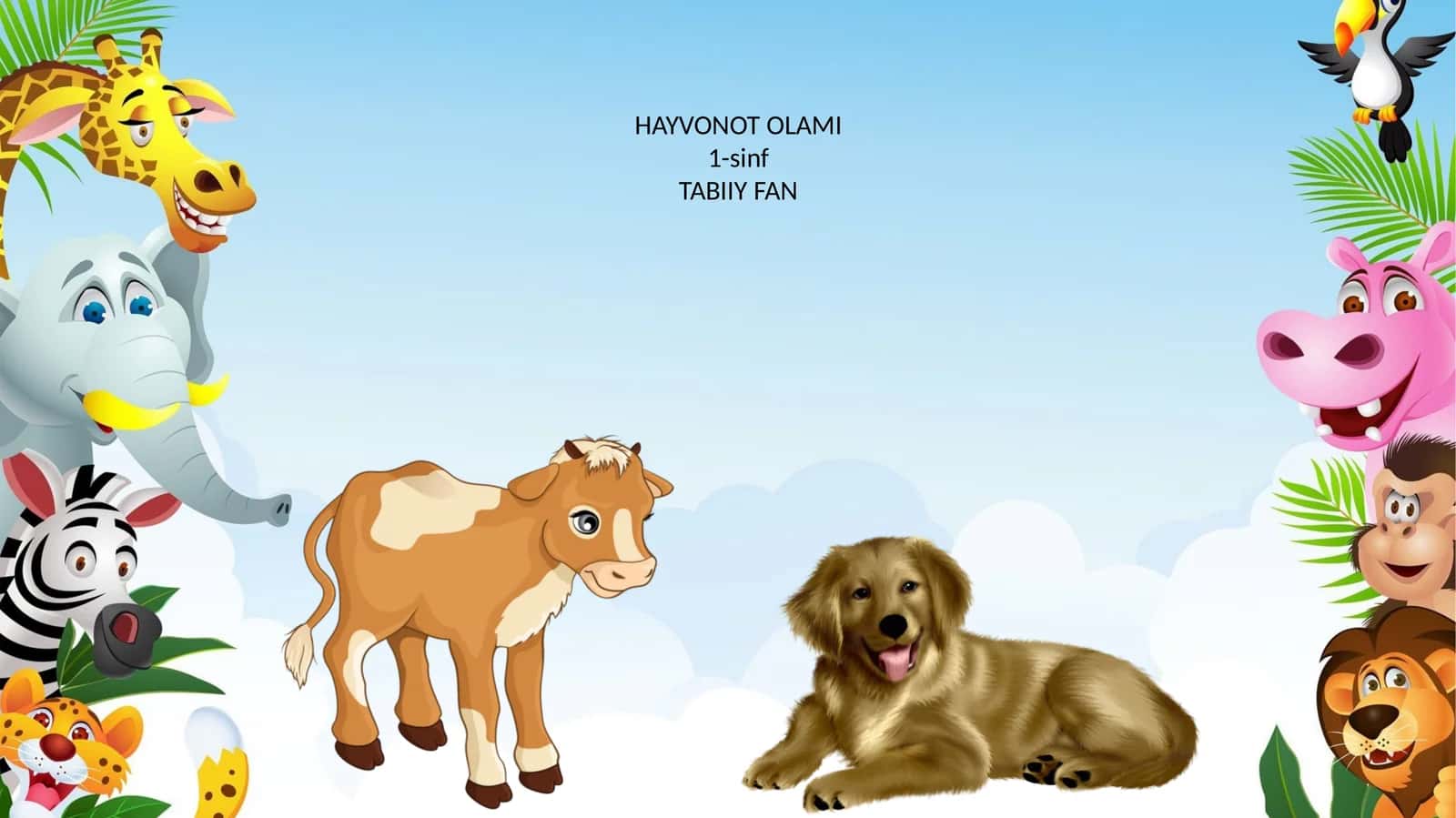 HAYVONOT OLAMI 1-sinf 1