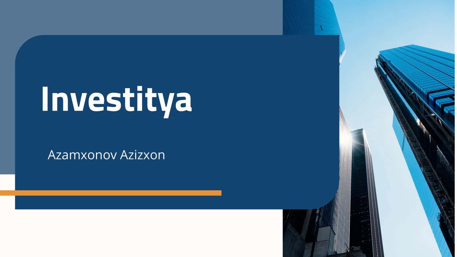 Investitya 1