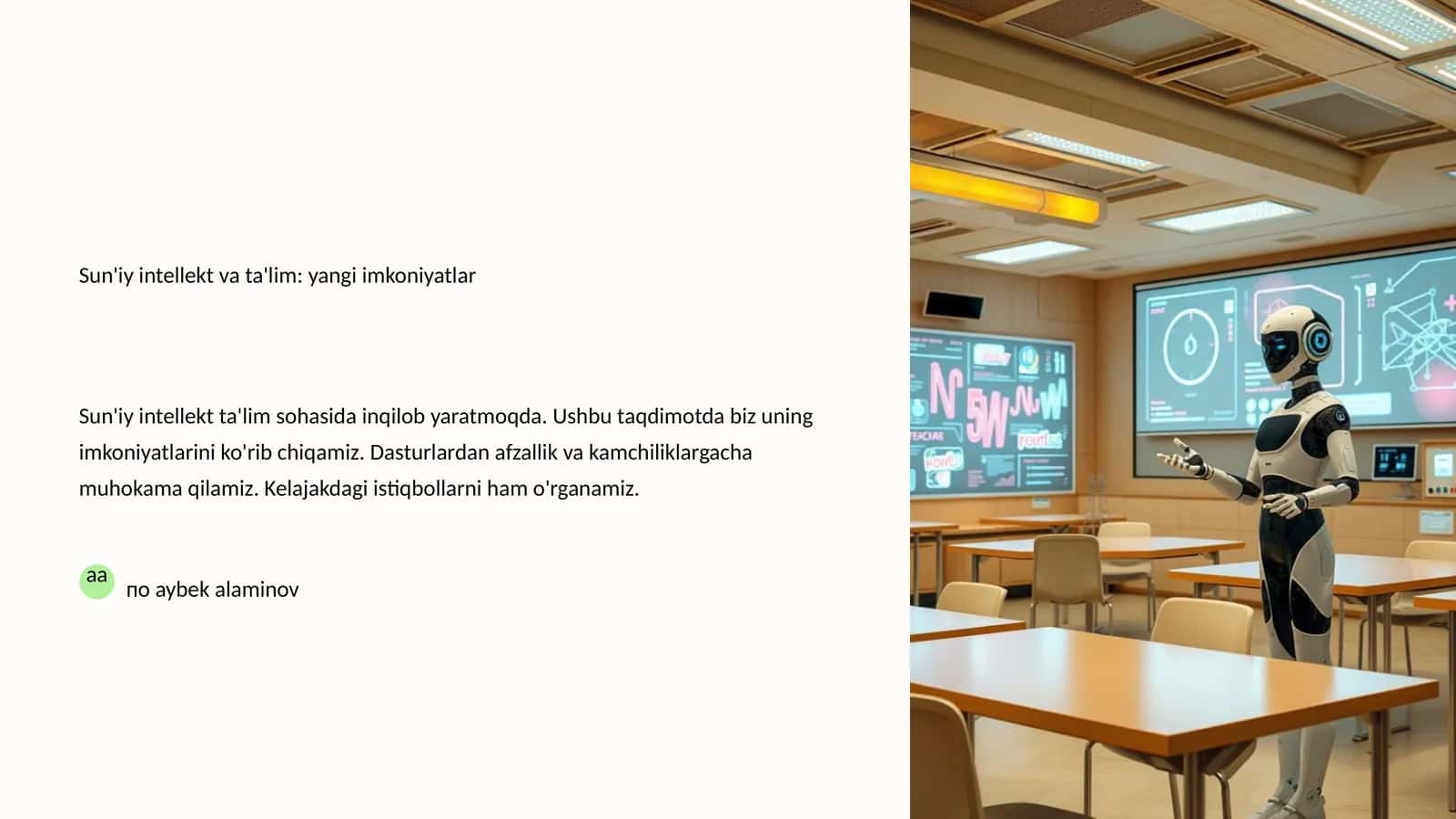 Sun'iy intellekt va ta'lim: yangi imkoniyatlar 1