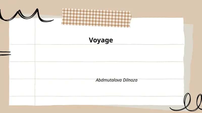 Voyage 1
