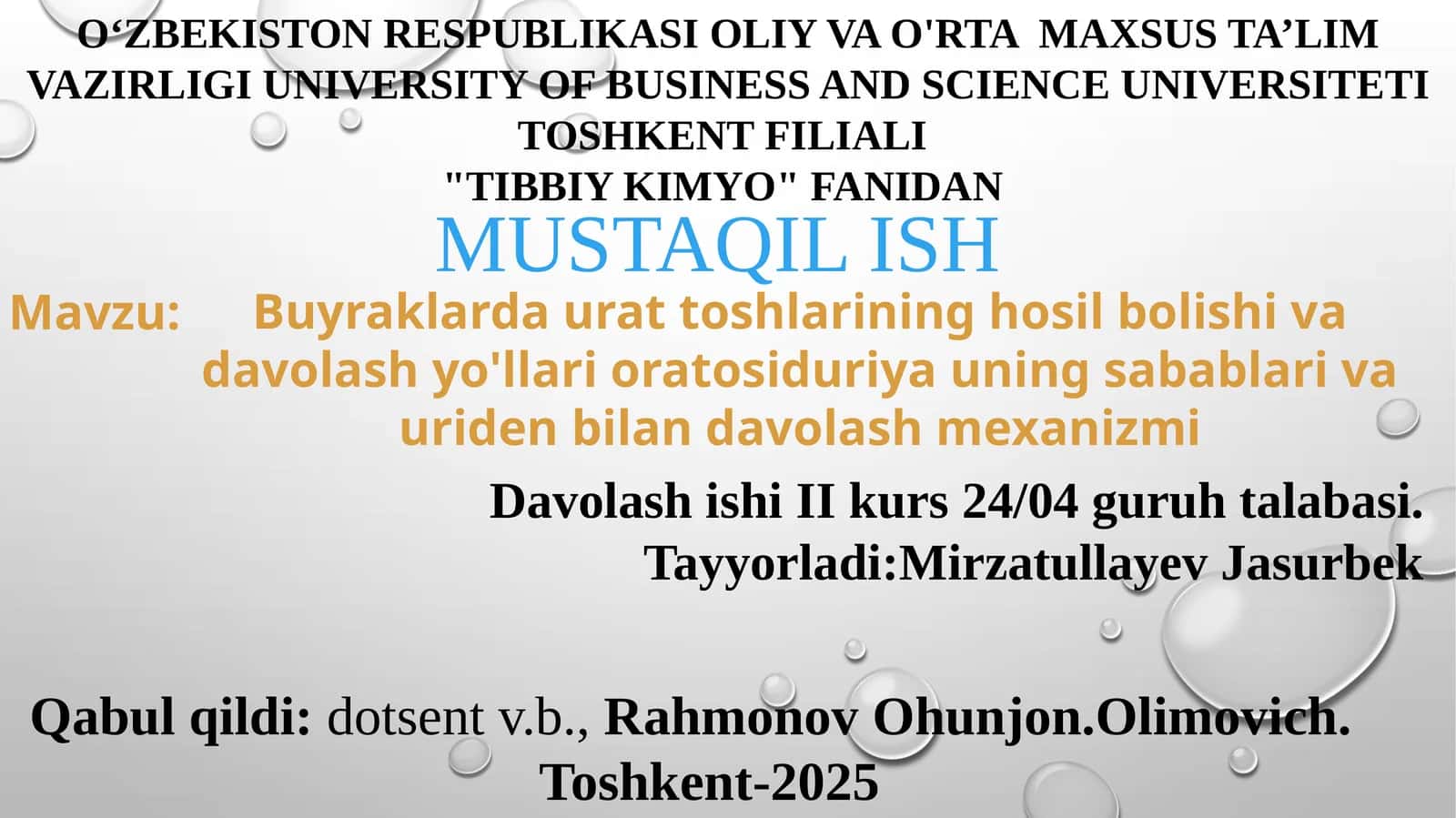 mustaqil ish 1