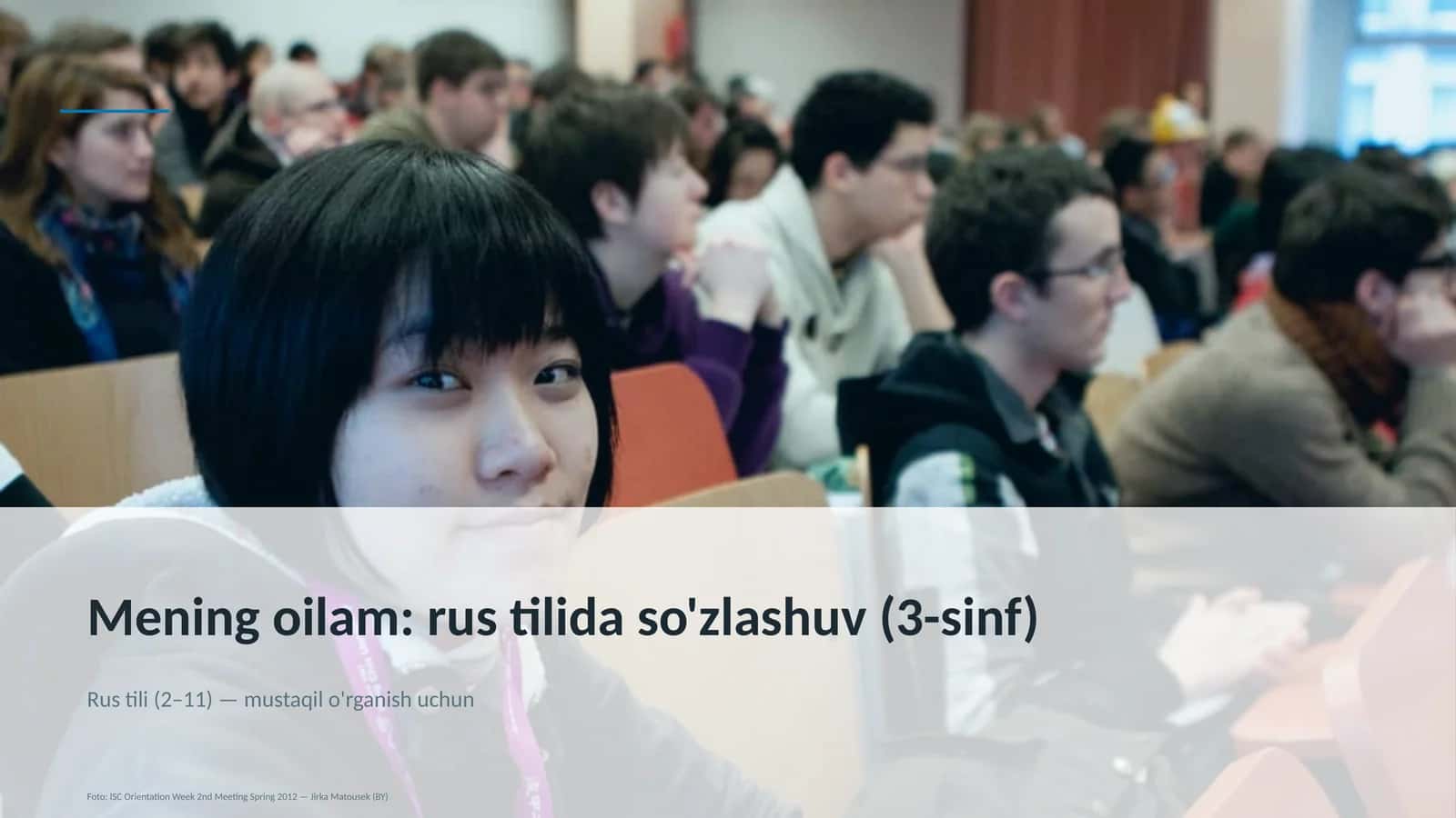 Mening oilam: rus tilida so'zlashuv (3-sinf) 1