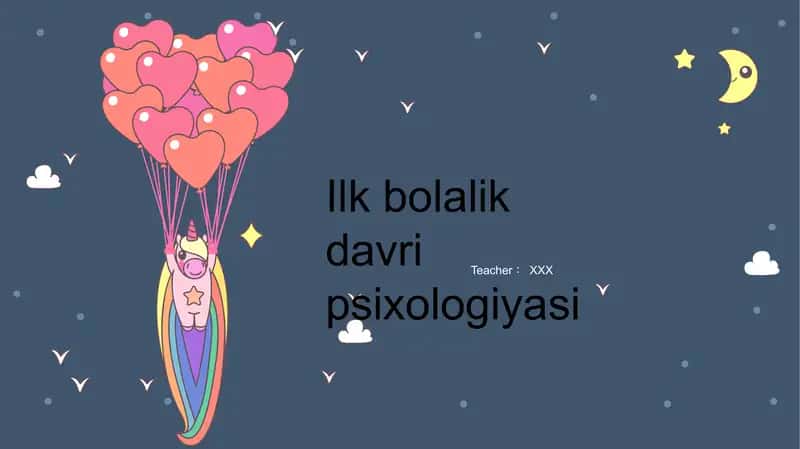 Ilk bolalik davri psixologiyasi 1
