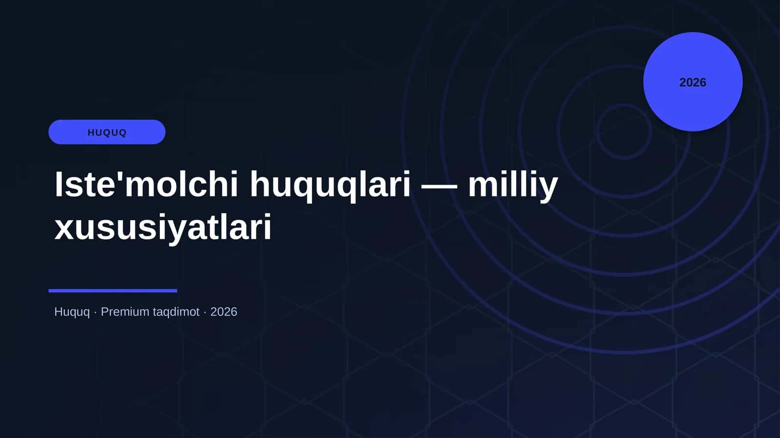 Iste'molchi huquqlari — milliy xususiyatlari 1