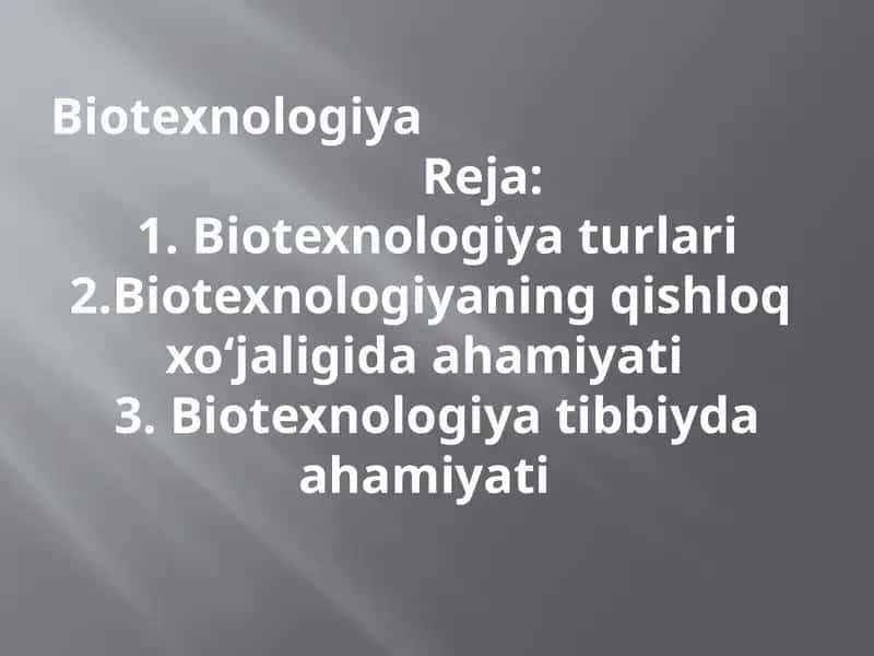 Biotexnologiya 1