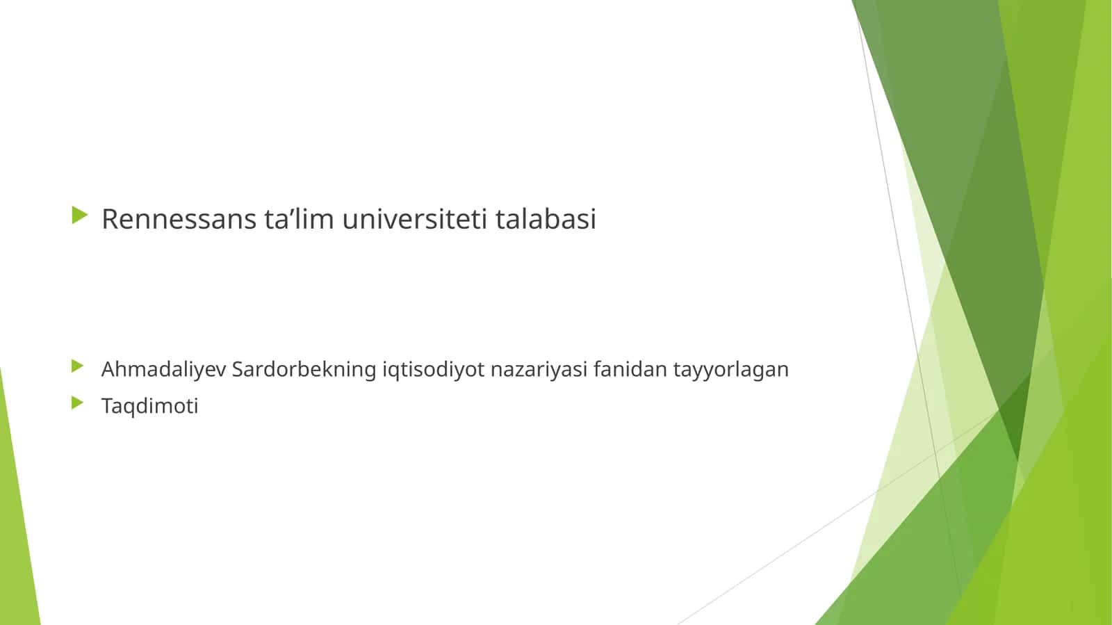 Klassik iqtisodiy maktabning vujudga kelishi 1