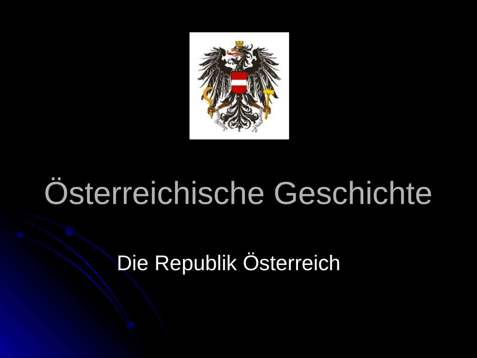 Österreichische Geschichte 1