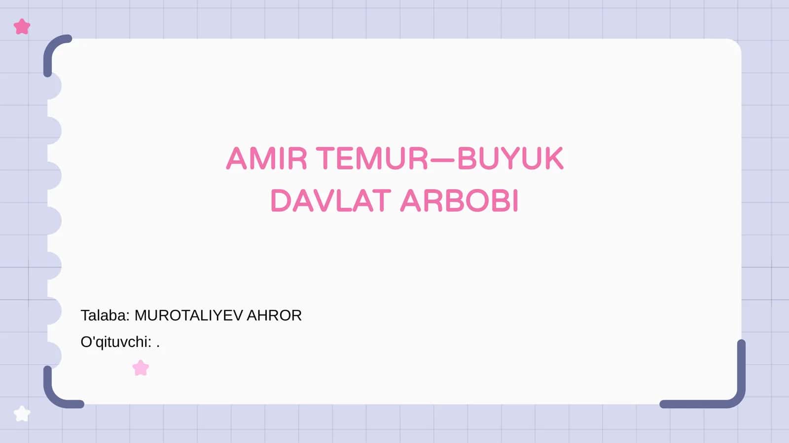 AMIR TEMUR—BUYUK DAVLAT ARBOBI 1