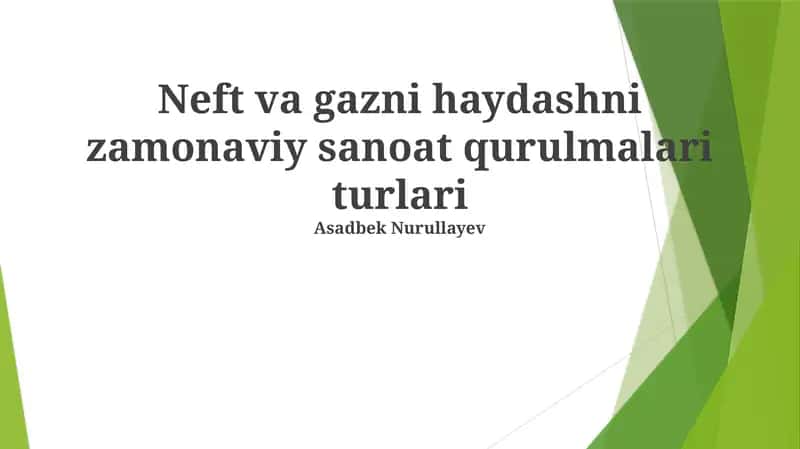 Issiqlik almashtirgichlar 1