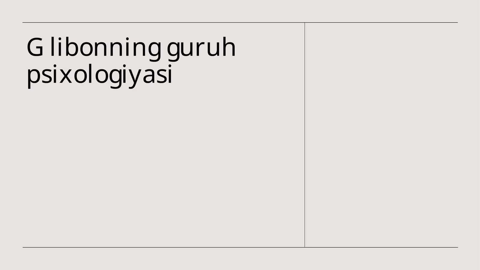 G. Libonning guruh psixologiyasi 1