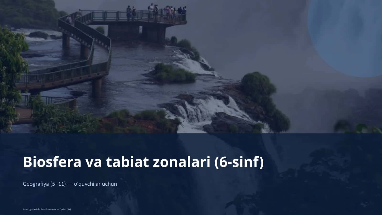 Biosfera va tabiat zonalari (6-sinf) 1
