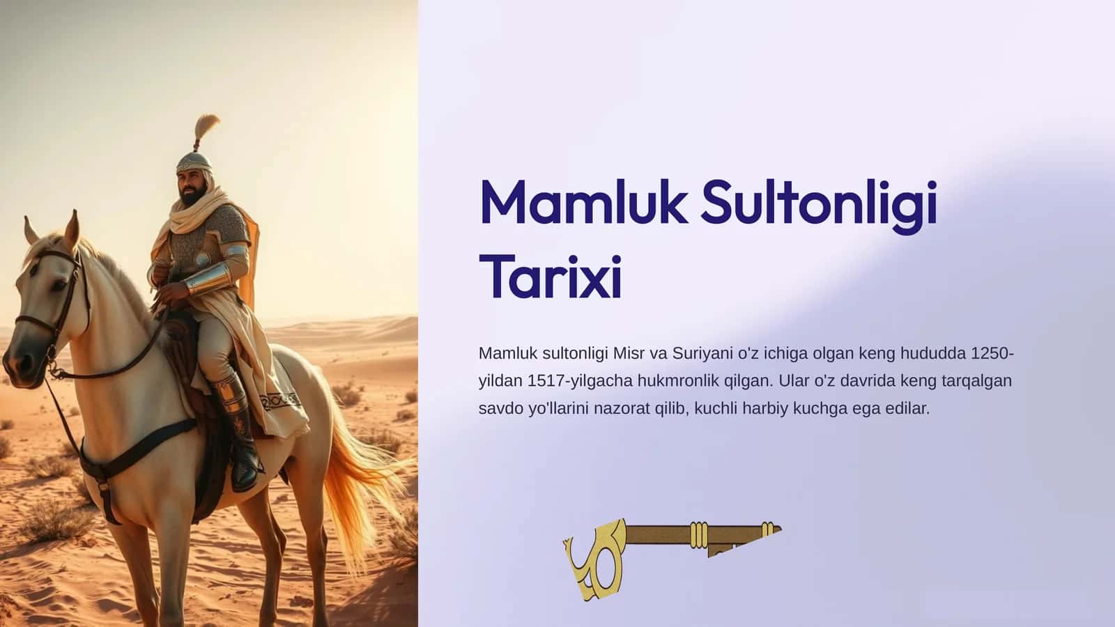Mamluk Sultonligi Tarixi 1