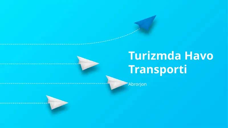 Turizmda Havo Transporti 1