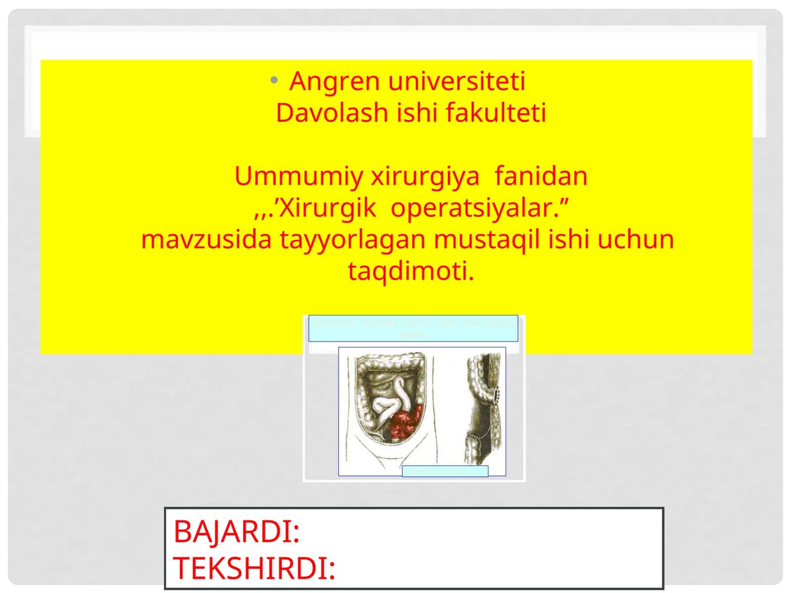 Xirurgik operatsiyalar 1