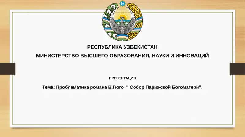 Проблематика романа В.Гюго "Собор Парижской Богоматери" 1