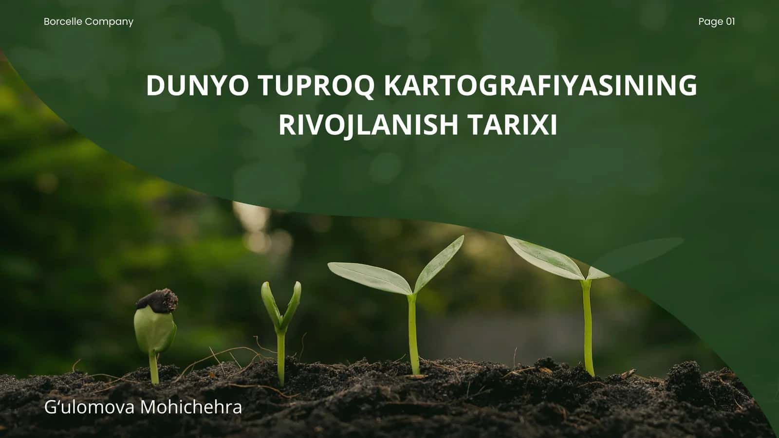 DUNYO TUPROQ KARTOGRAFIYASINING RIVOJLANISH TARIXI 1