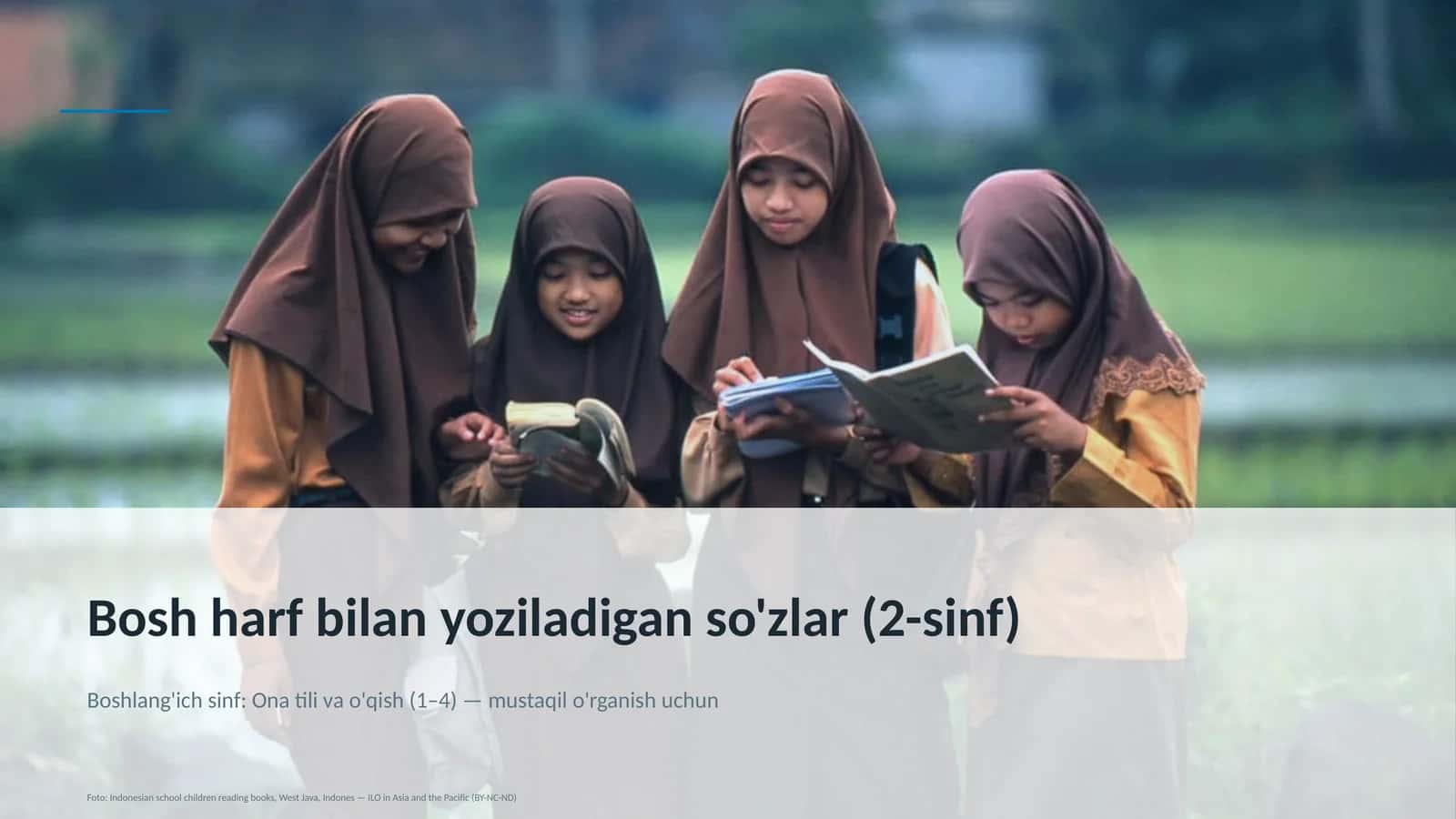 Bosh harf bilan yoziladigan so'zlar (2-sinf) 1
