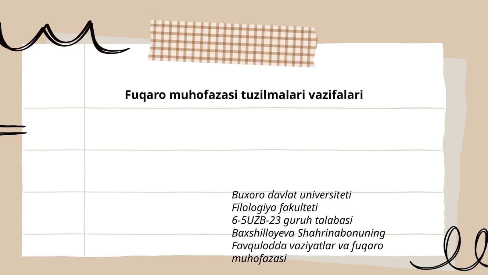 Fuqaro muhofazasi tuzilmalari vazifalari 1