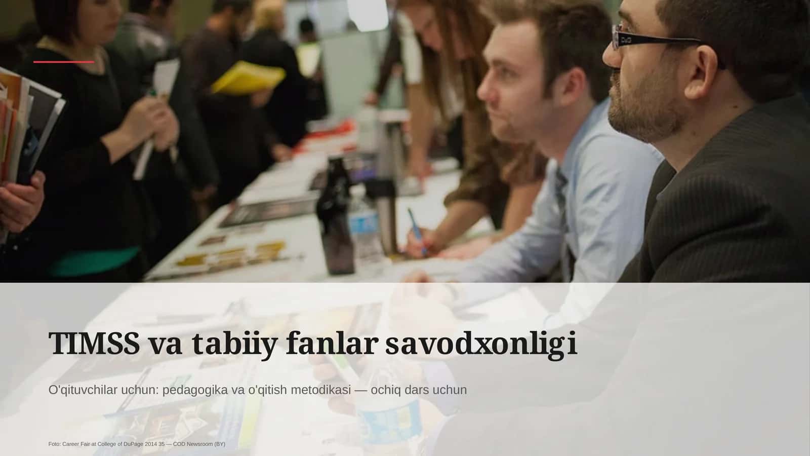 TIMSS va tabiiy fanlar savodxonligi 1