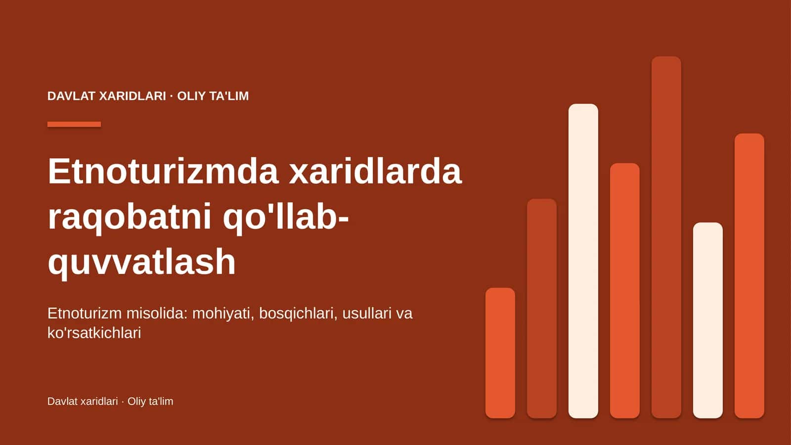 Etnoturizmda xaridlarda raqobatni qo'llab-quvvatlash 1