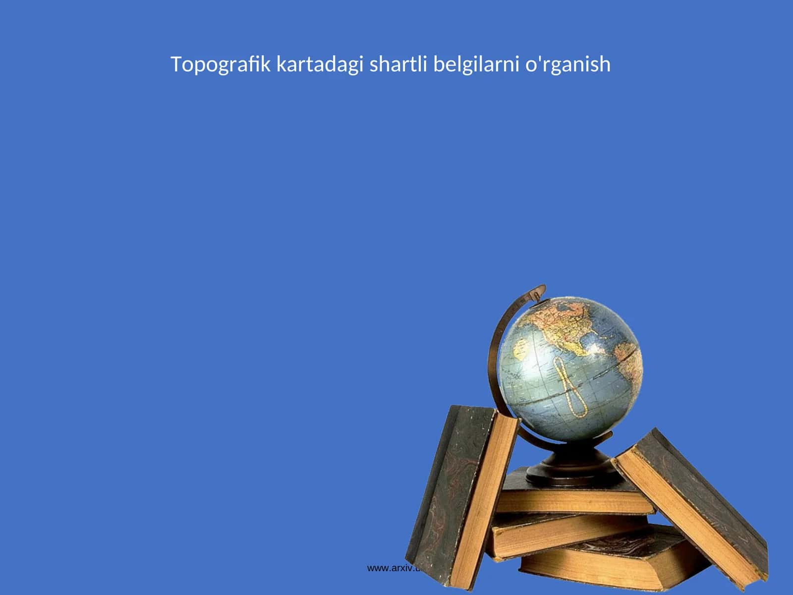 Kartadan foydalanish uchun shartli belgilar 1