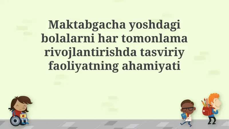Tasviriy san'atning ahamiyati 1