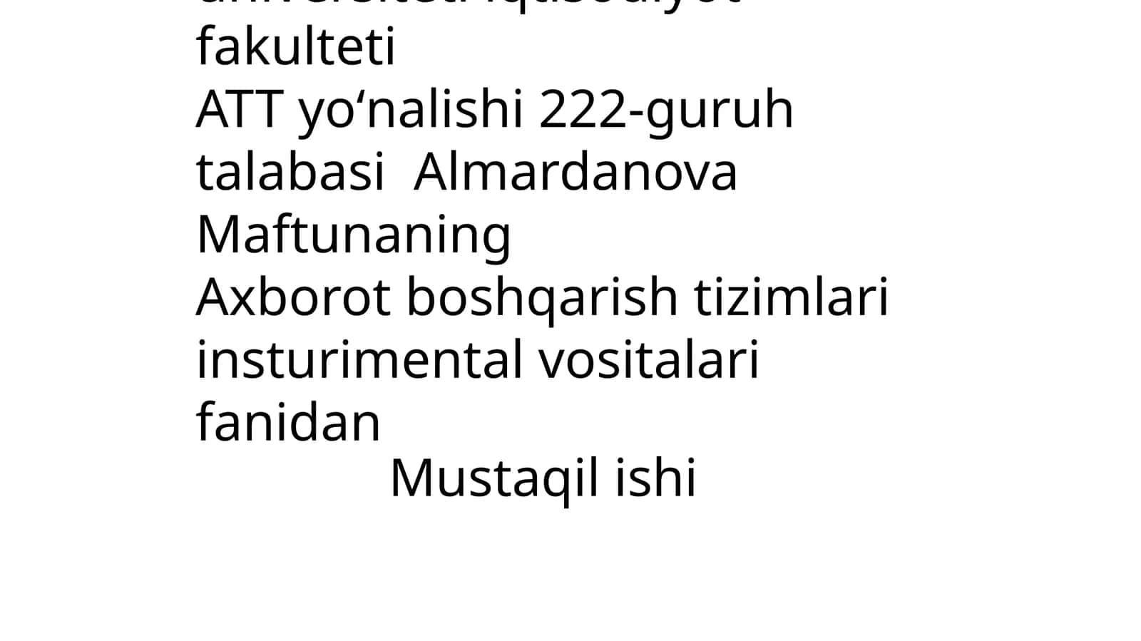 KOMPYUTERNING ASOSIY XOTIRASI 1