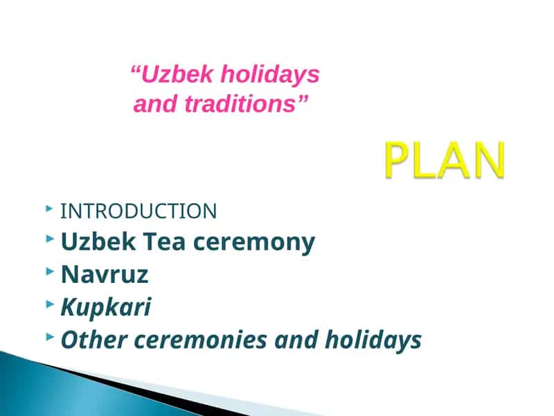 Uzbekistan holidays and traditions 1