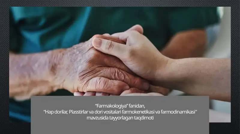 Farmakologiya, Hapdorilar, Plasstirlar va dori vositalari farmokenetikasi va farmodinamikasi 1