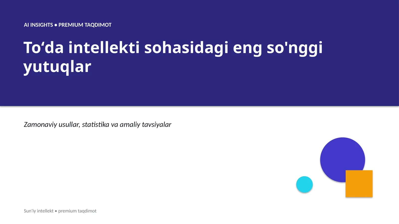 Premium Taqdimot 1