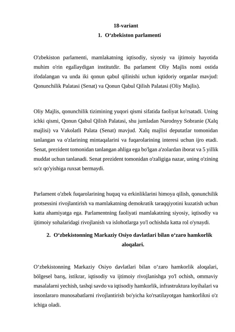 O‘zbekiston parlamenti 1