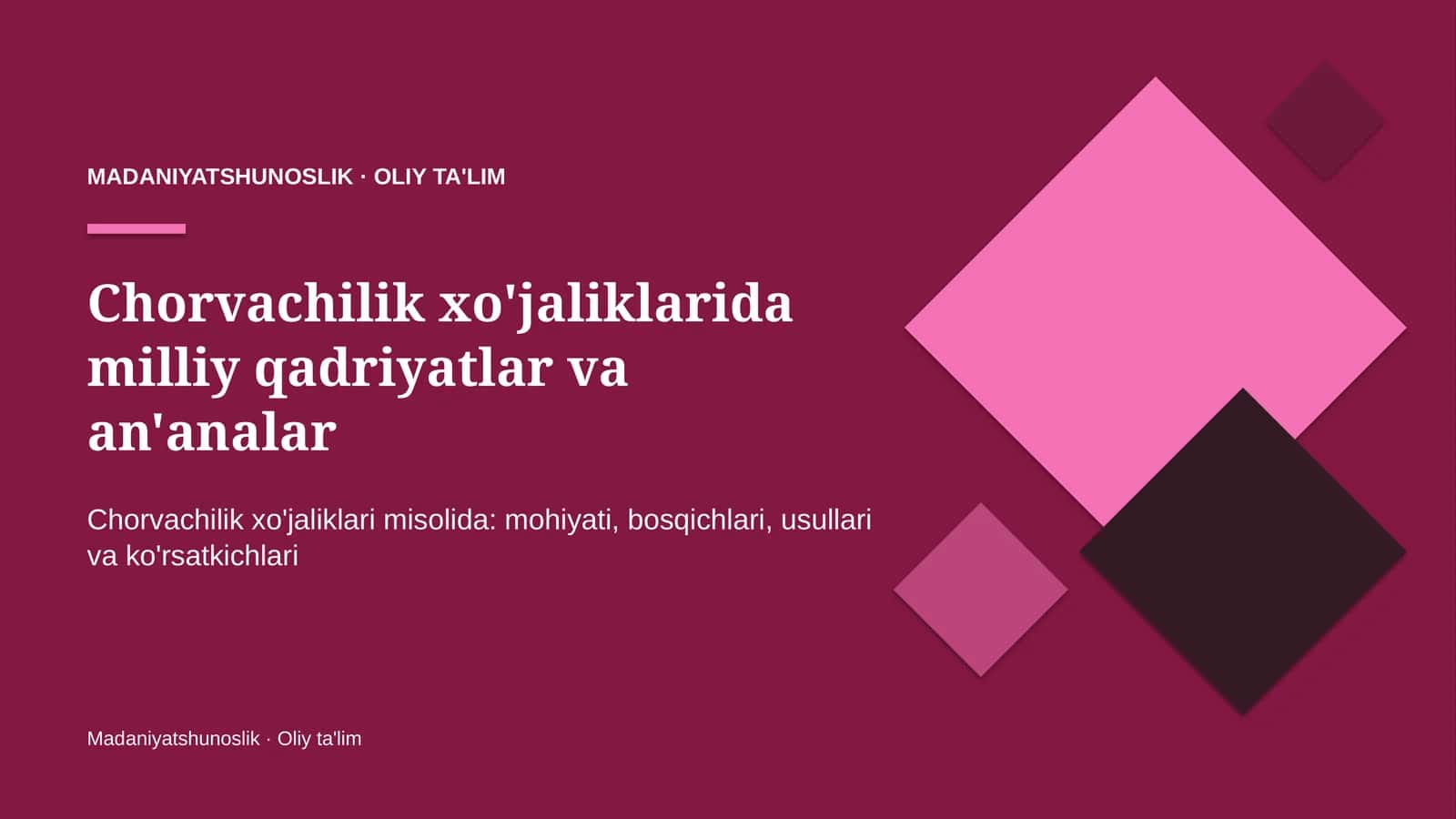 chorvachilik xo'jaliklarida milliy qadriyatlar va an'analar 6768 1