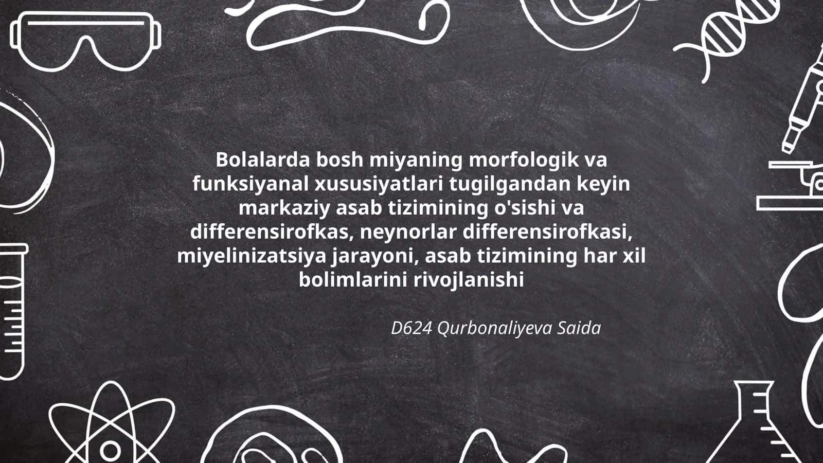 Bolalarda bosh miyaning morfologik va funksiyanal xususiyatlari 1