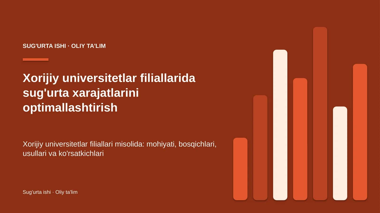 xorijiy universitetlar filiallarida sug'urta xarajatlarini optimallashtirish 8890 1