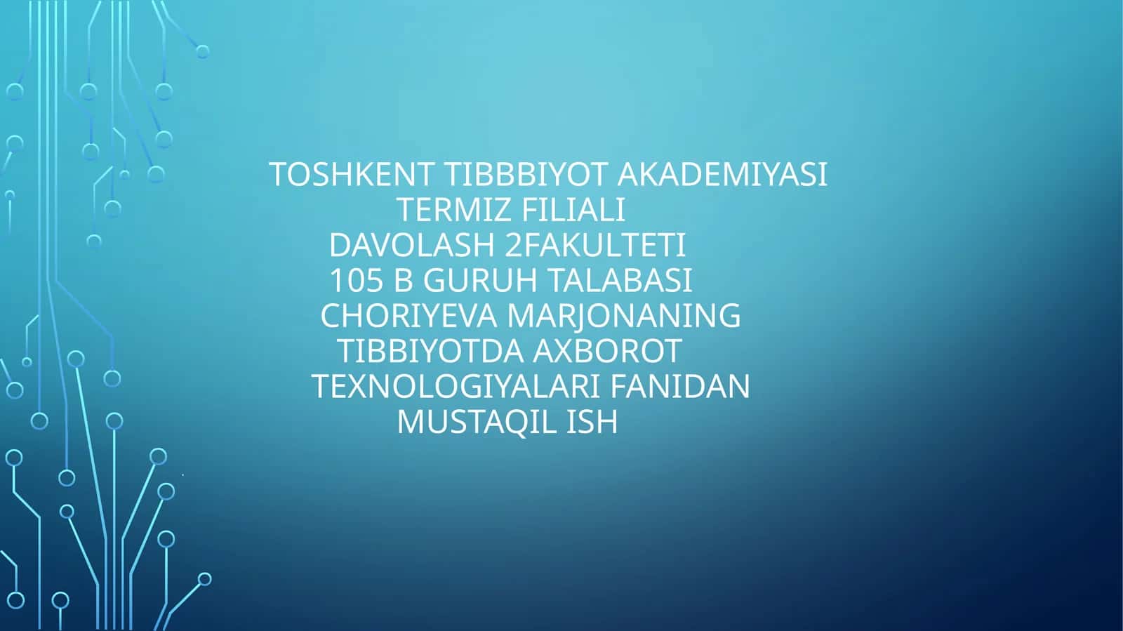 Matn Namunasi va Grafika 1