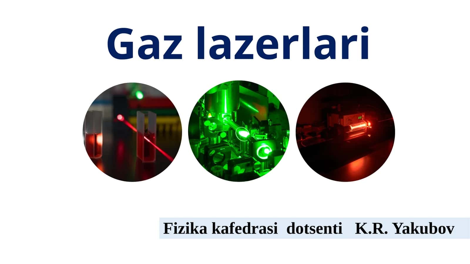Gaz lazerlari 1