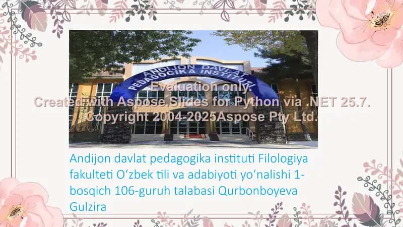 Taʼlim va tarbiya psixologiyasi 1