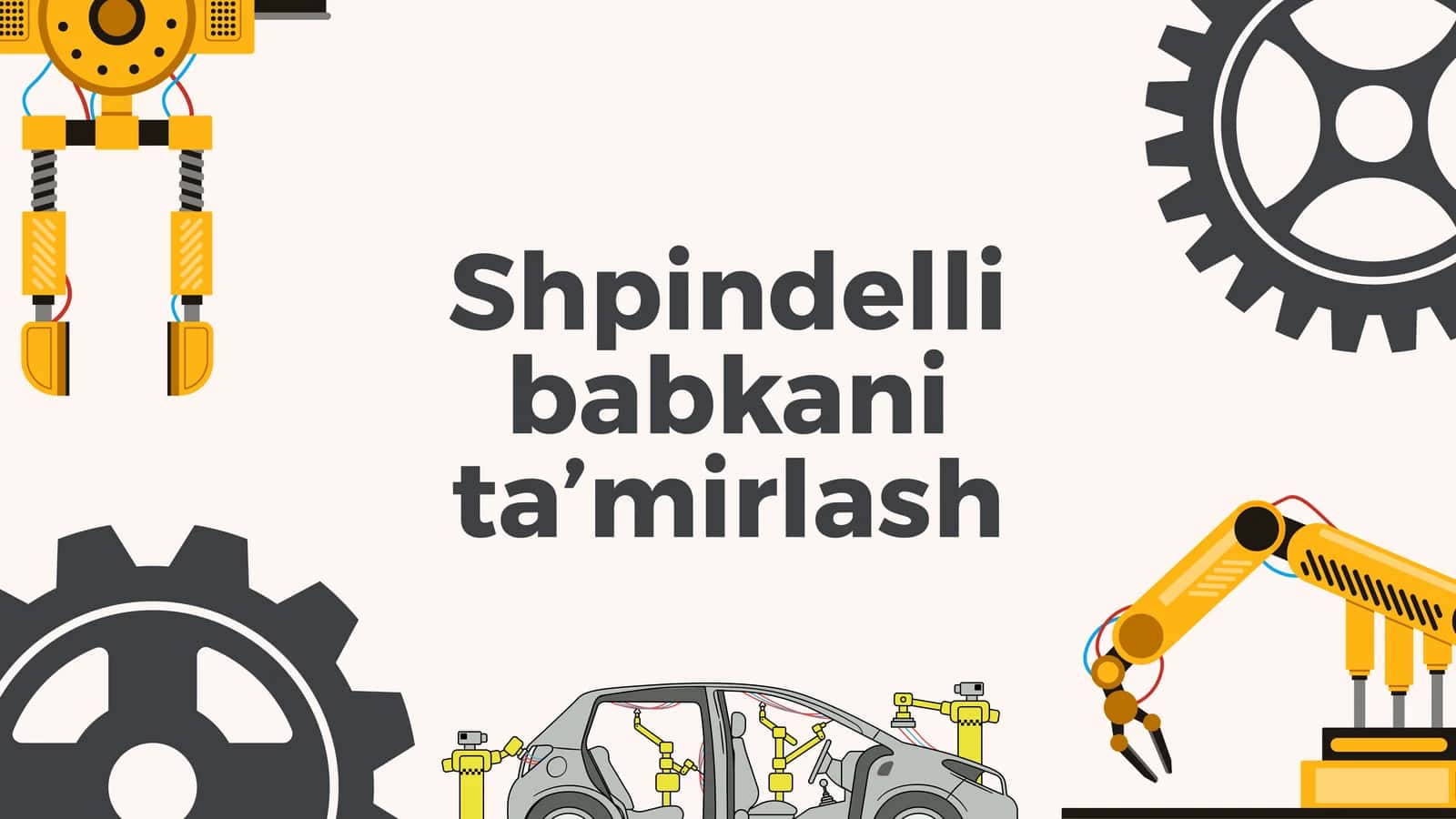 Shpindelli babkani ta’mirlash 1