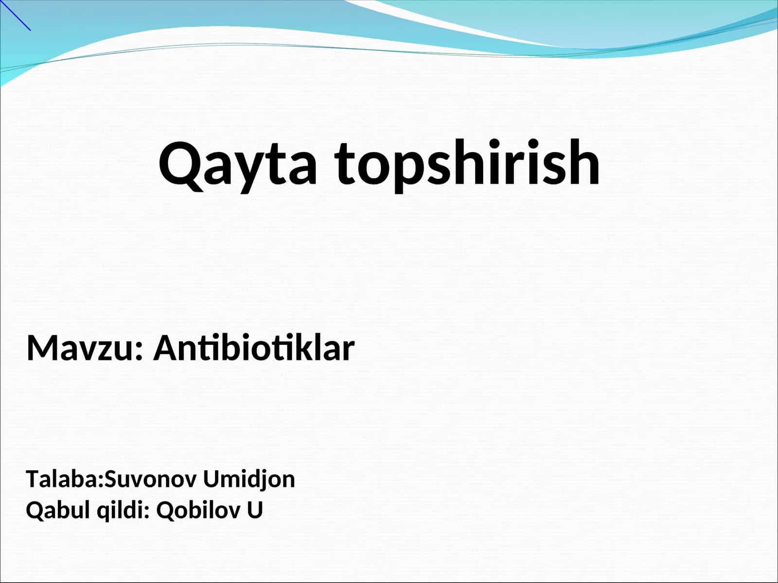 Antibiotiklar 1