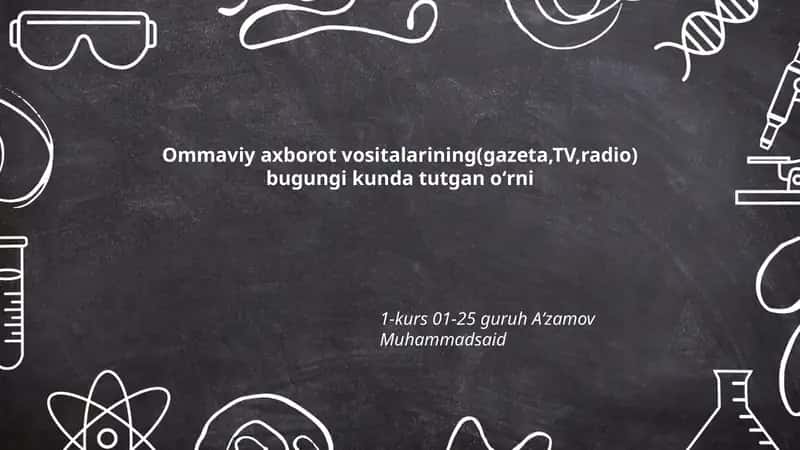 Ommaviy axborot vositalari 1