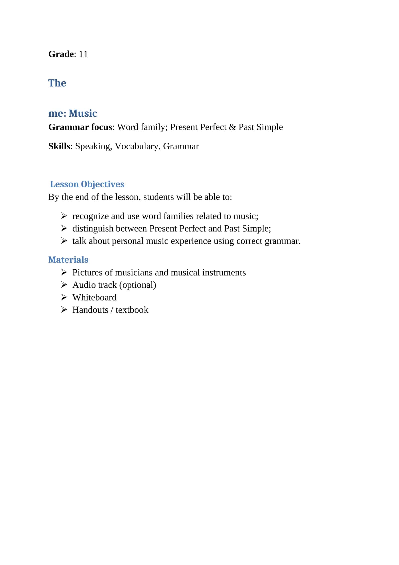 Music 1