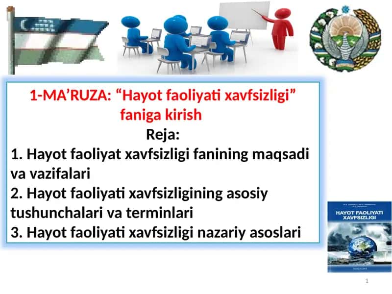 Hayot faoliyati xavfsizligi 1