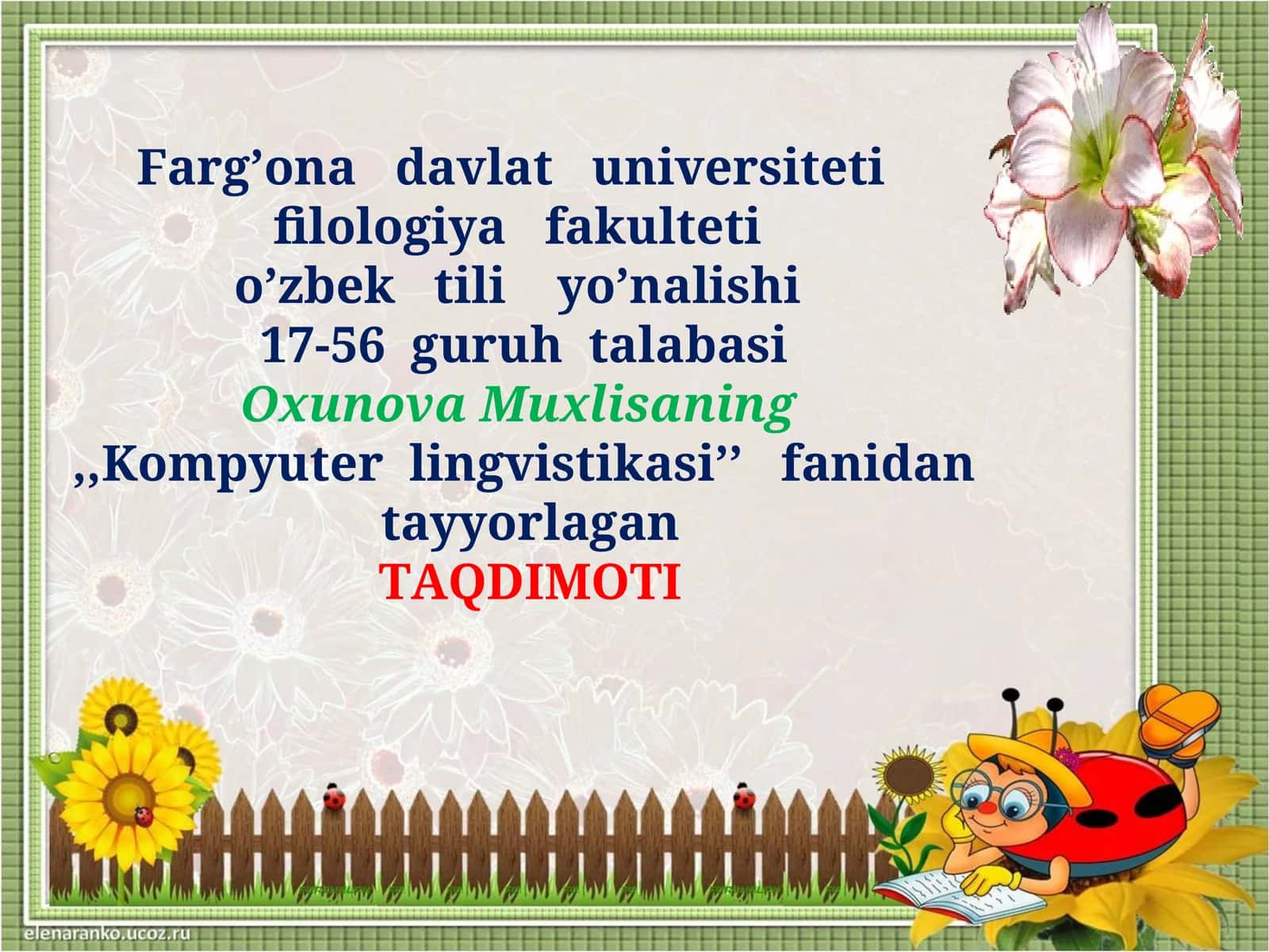 Mashina tarjimasi 1