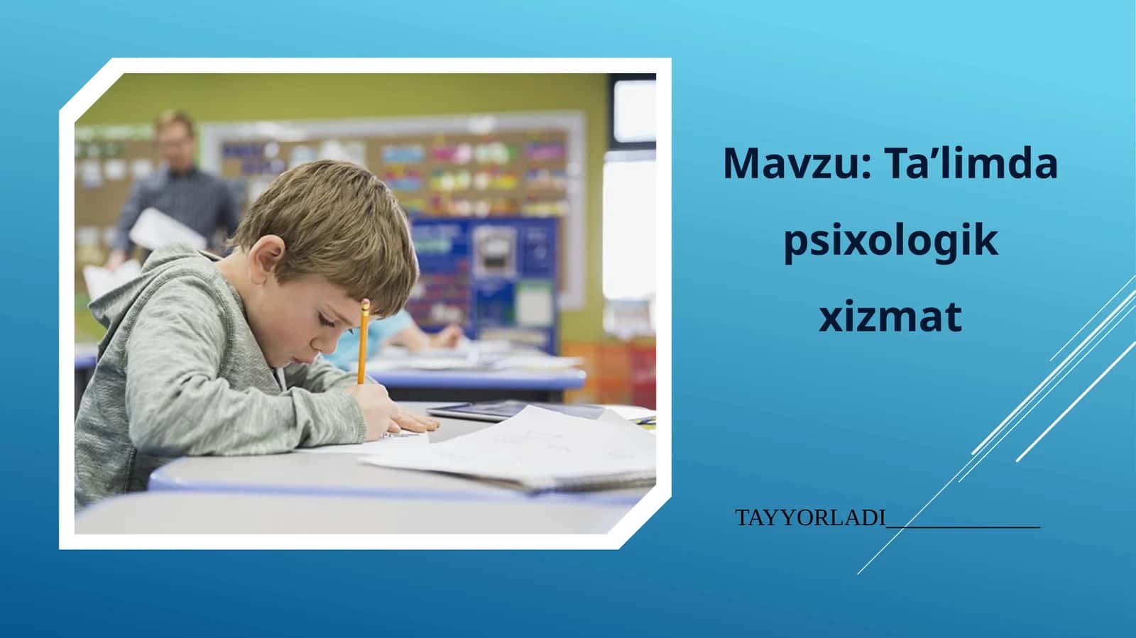 Ta'limda psixologik xizmat 1