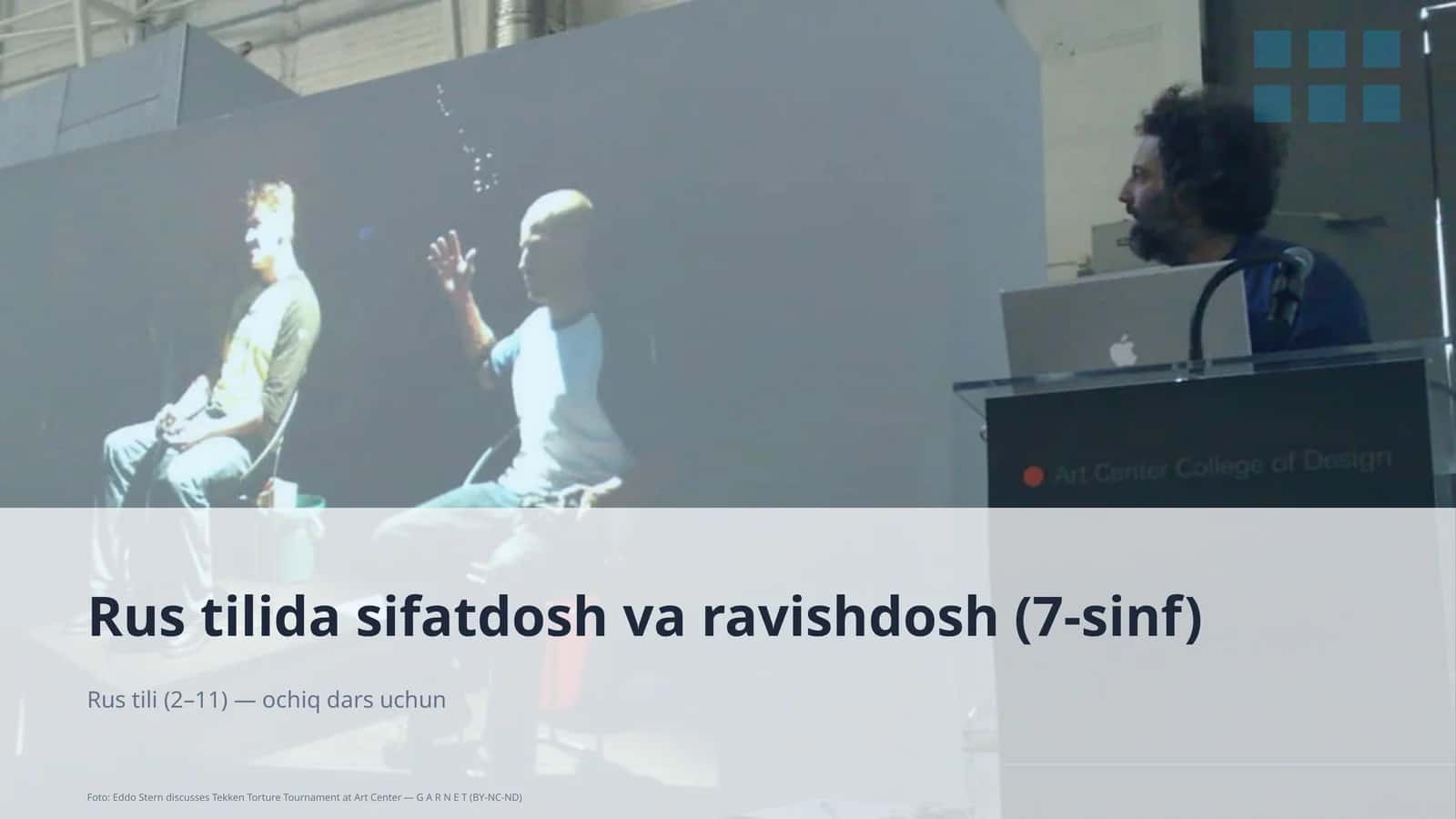 Rus tilida sifatdosh va ravishdosh (7-sinf) 1