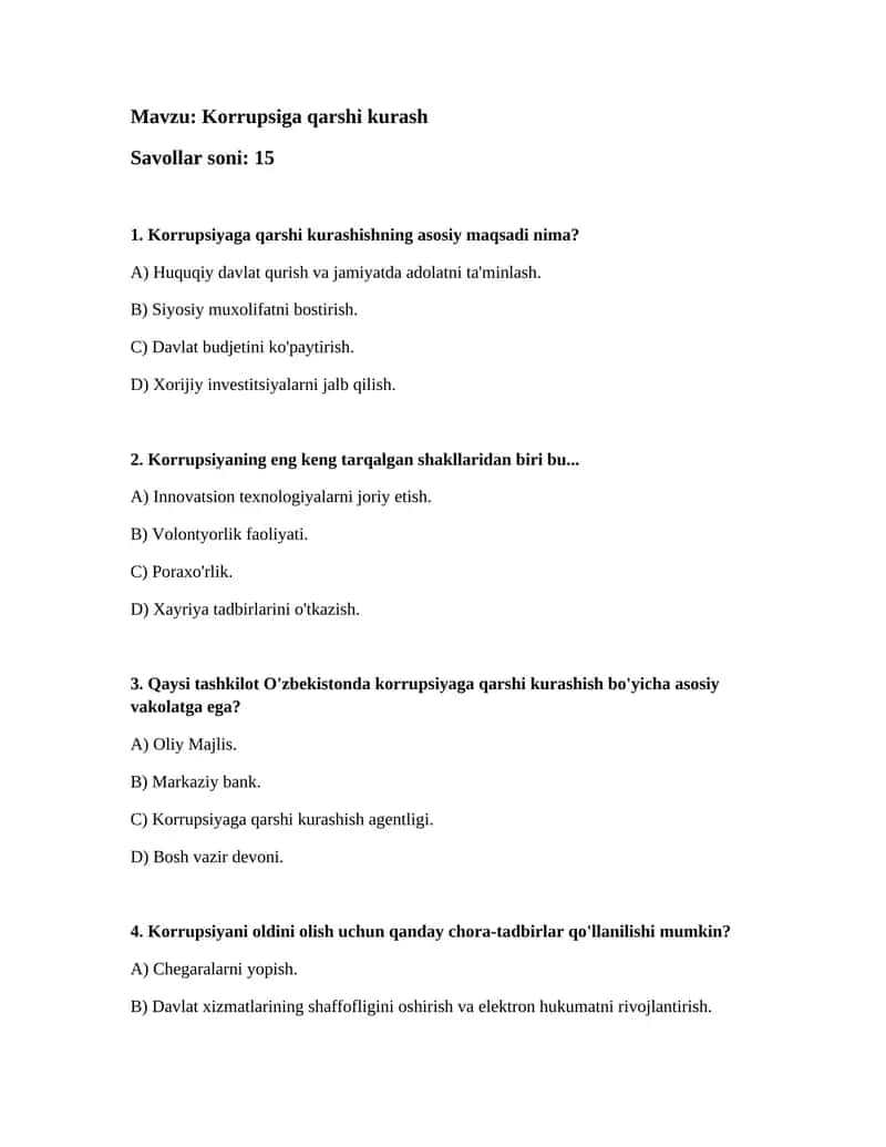 Korrupsiga qarshi kurash 1
