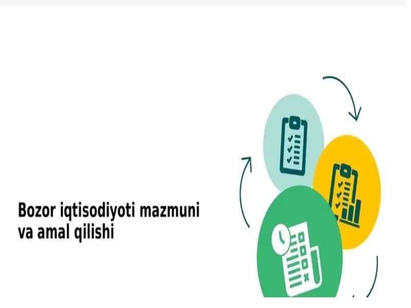 Bozor iqtisodiyoti va amal qilishi | slayd 1