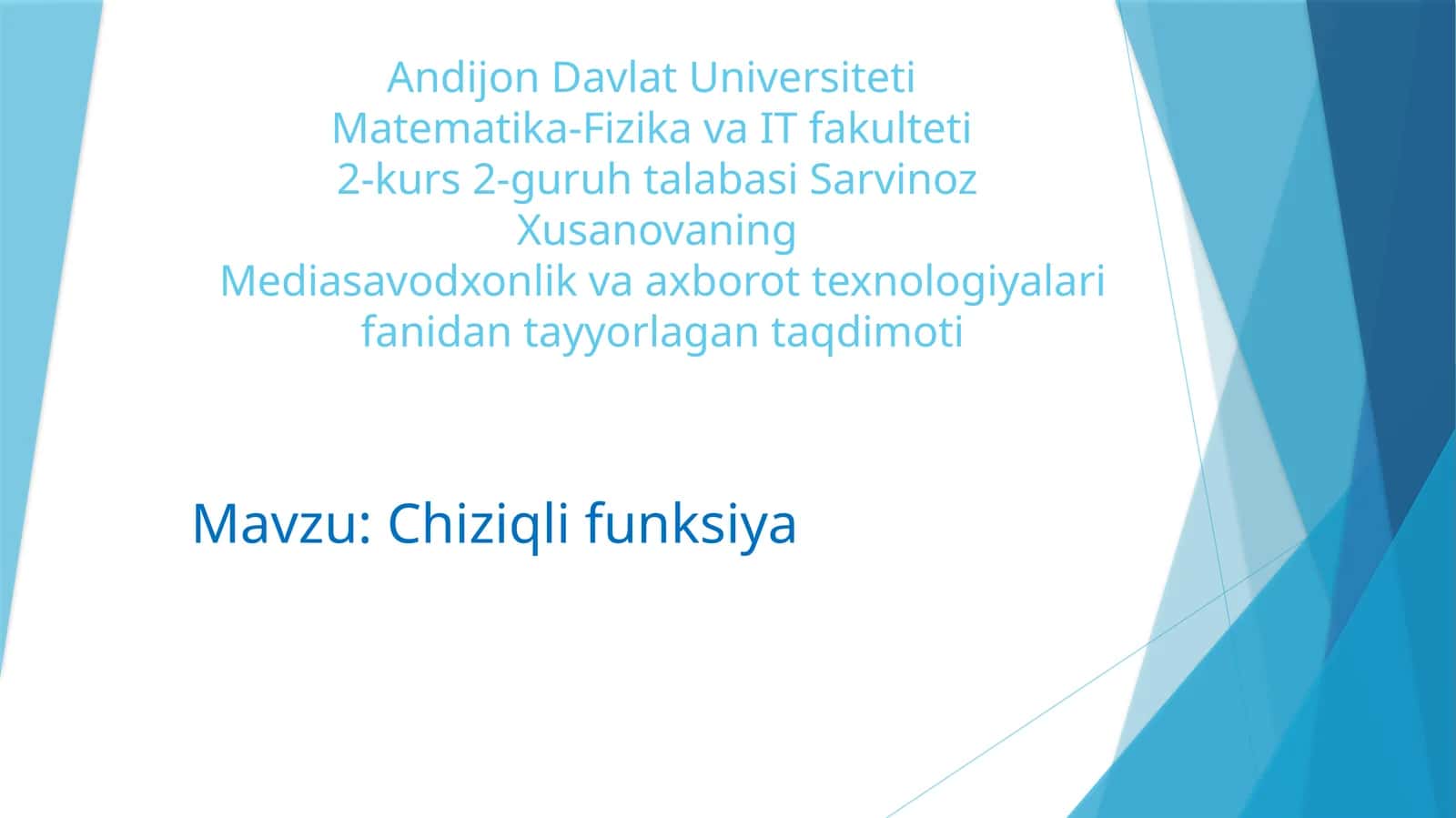 Chiziqlifunksiya 1