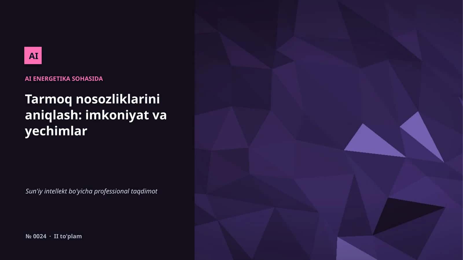 AI ENERGETIKA SOHASIDA 1